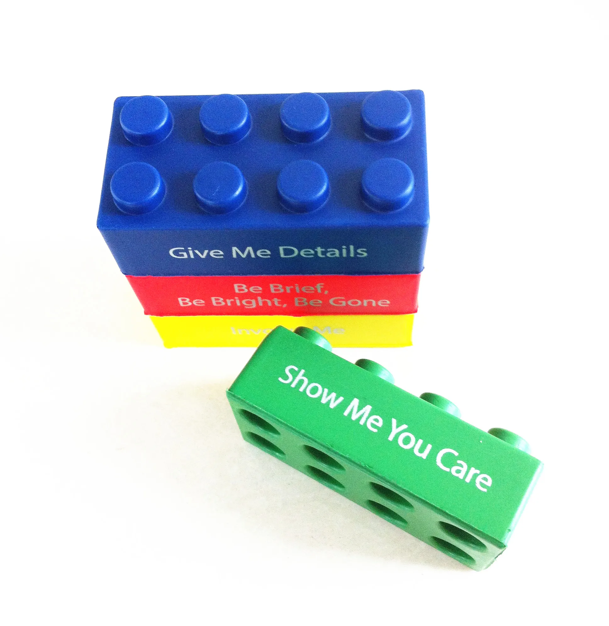 stress ball educational building blocks small foam toy bricks