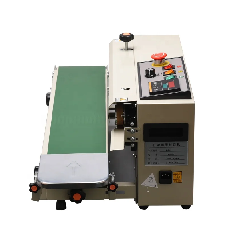 MPPK FR-770 Painting Continuous Band Sealer Machine with Date Print Wheel
