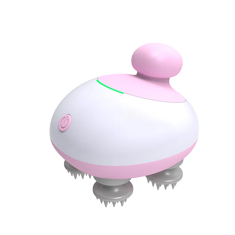 
Vibrating Silicone Hair Shampoo Brush Rechargable Smart Head Relaxing Electronic Silicone Scalp Massager 