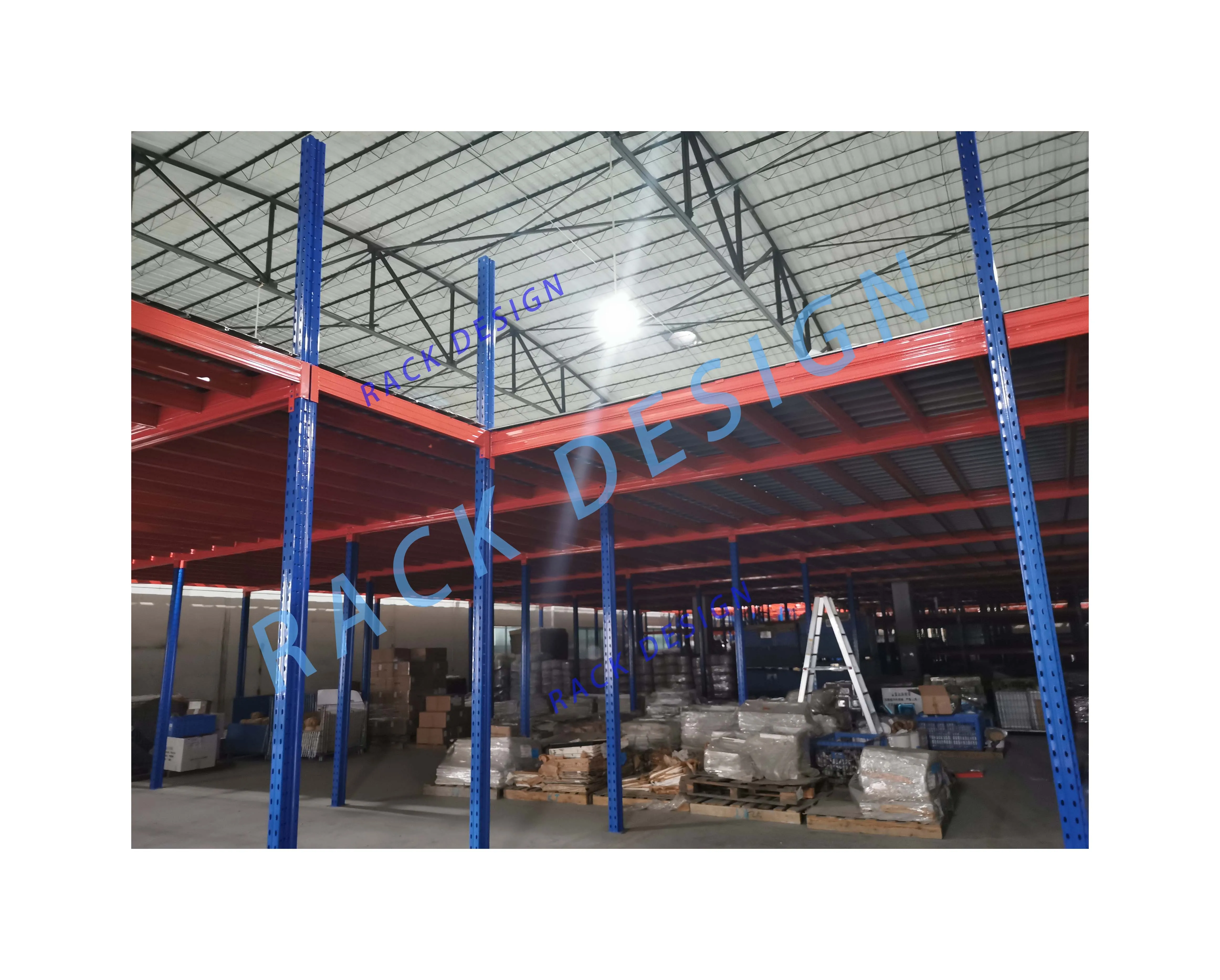 Pallet Rack Supported Adjustable Heavy Duty Shelving Warehouse Platform Racks Mezzanine Racking System For Storage