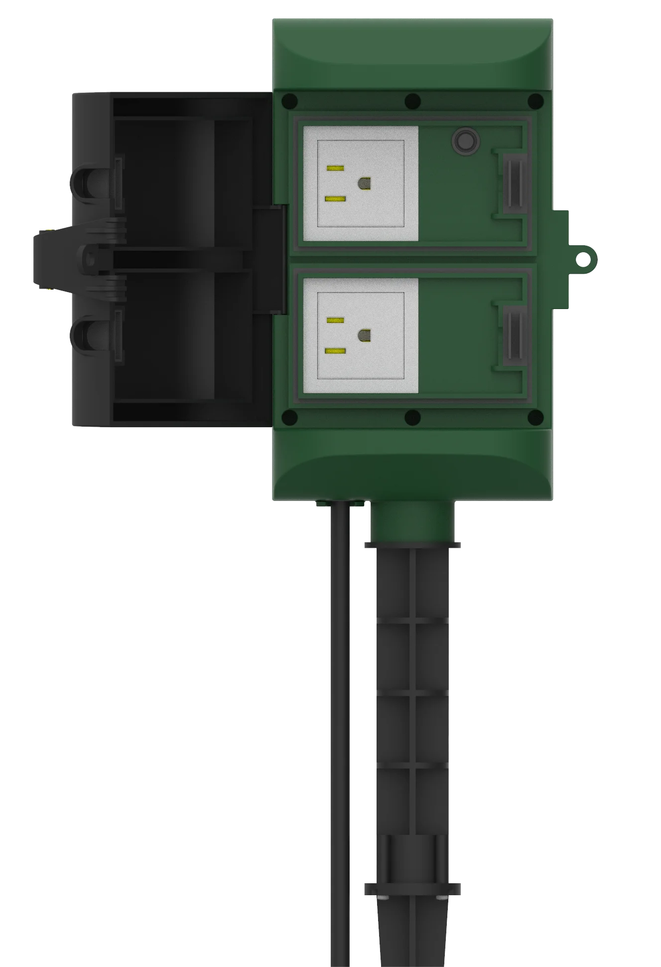 Super September New double america waterproof dc socket work with amazon alexa echo dot 4 smart power socket