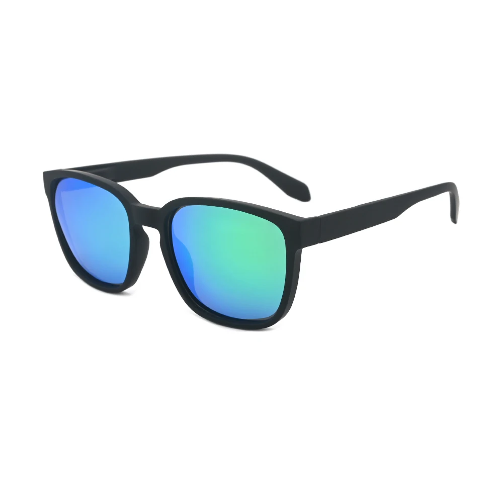 Classic square plastic frame TAC lens mens polarized UV400 sunglasses custom logo