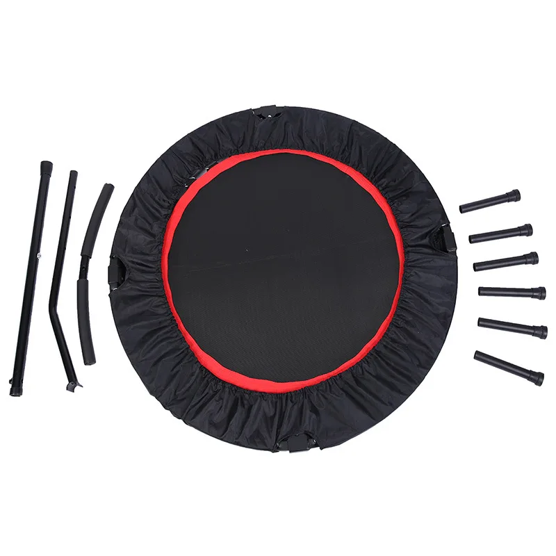 Custom logo Foldable Mini Trampoline Fitness Trampoline Stable Quiet Exercise Rebounder for Kids Adults Indoor