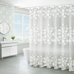 Shower Curtains Liner Transparent Matte Surface Fabric PVC Hook ,shower Curtain Strap Polyester Modern The Public Multi-color