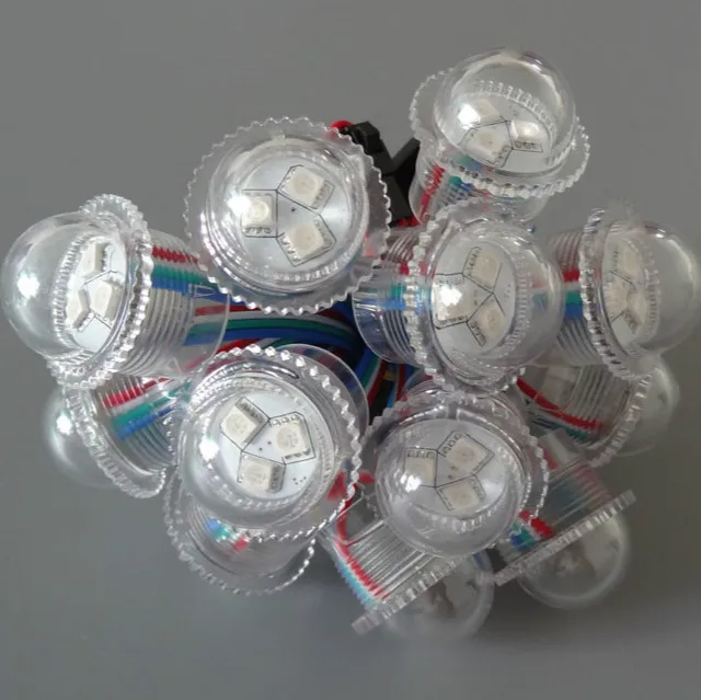 WS2811 26 мм 0 72 Вт пользовательский наружный строительный фасад монтаж RGB пиксельный Светодиодный точечный