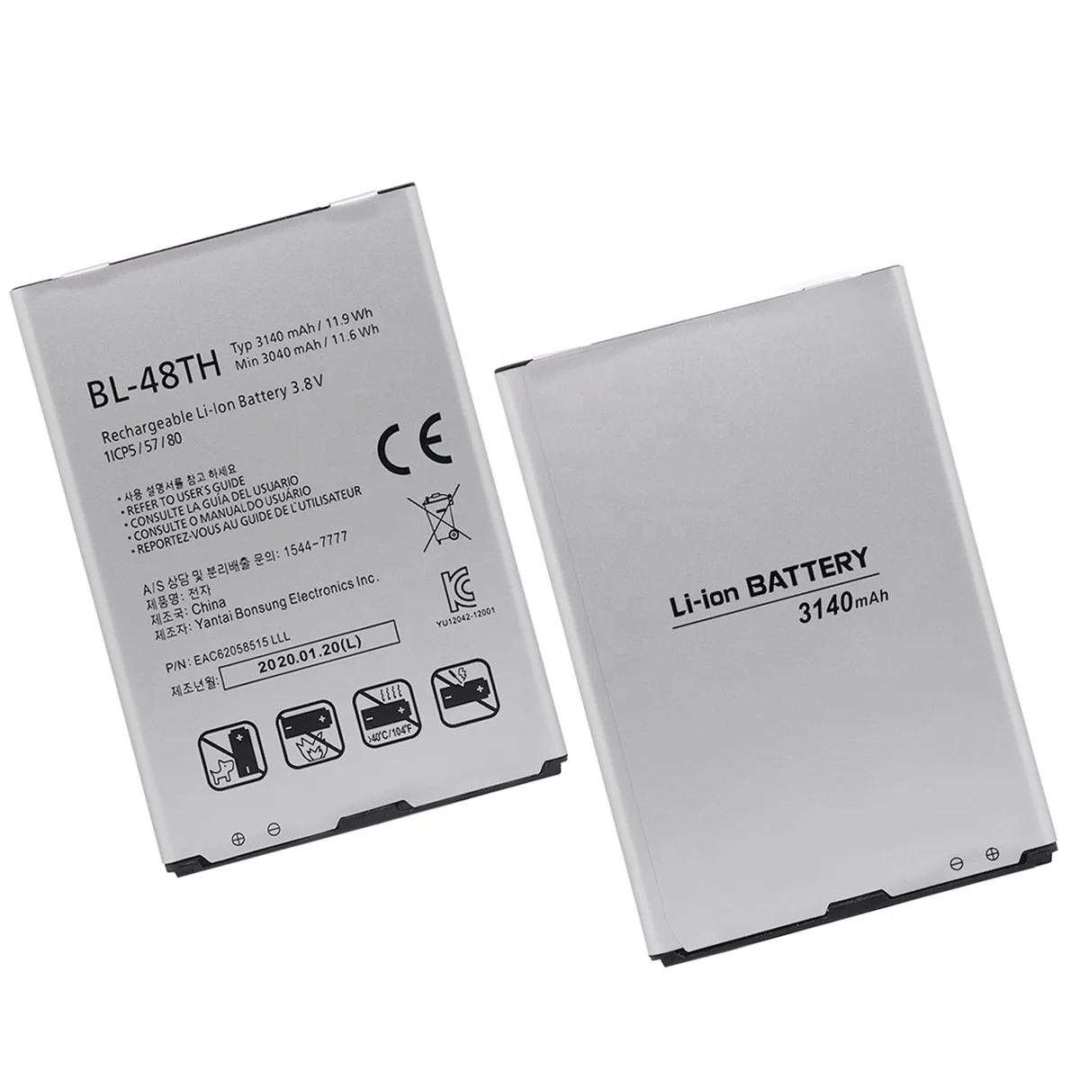 rechargeable li-ion BL-48TH battery for LG Optimus G Pro E940 E980 E985 E986 F-240K F-240S BL 48TH li ion battery