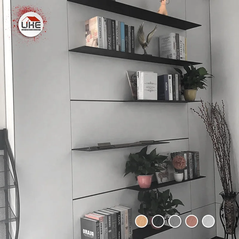 Italian design luxury home restaurant decoration materials aluminum wall corner guard 18MM thick MDF Invisible wall profiles