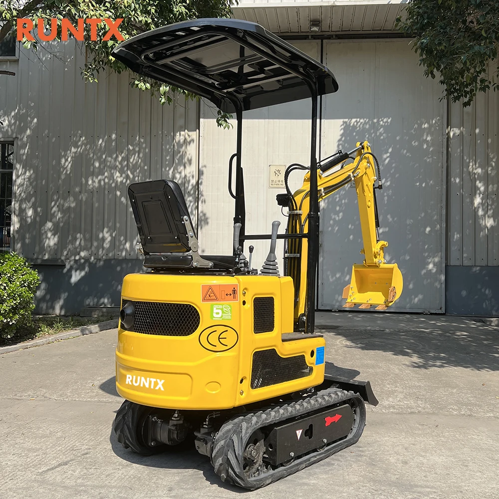 EPA/CE Certified Mini Excavator 0.8 Ton to 3 Ton Crawler Type with Hydraulic Bucket Small Micro Digger Machine Sale