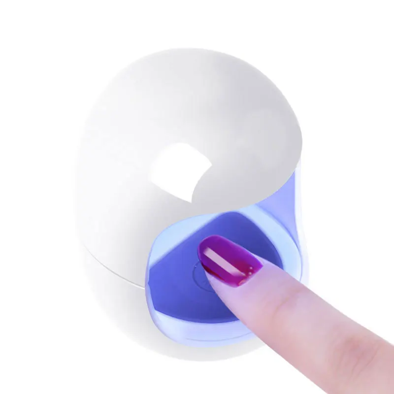 Mini Nail LED Lamp, Gel Nail Lamp Nail Art Tools, Manicure UV LED Light for Gel Nail Art Flash Curing Lamp DIY Nail Art