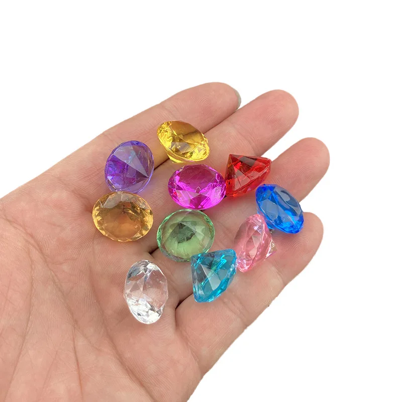 Acrylic Diamond Gems Jewels Pirate Gems Set Treasure Jewels Chest Hunt Party Favors Acrylic Gem