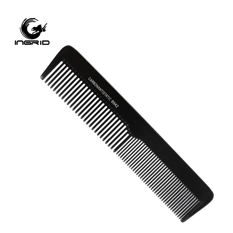 Beauty Salon Pro Hairdressing Heat Resistance Comb Brush Anti Static Hair Comb Carbon Fiber Comb