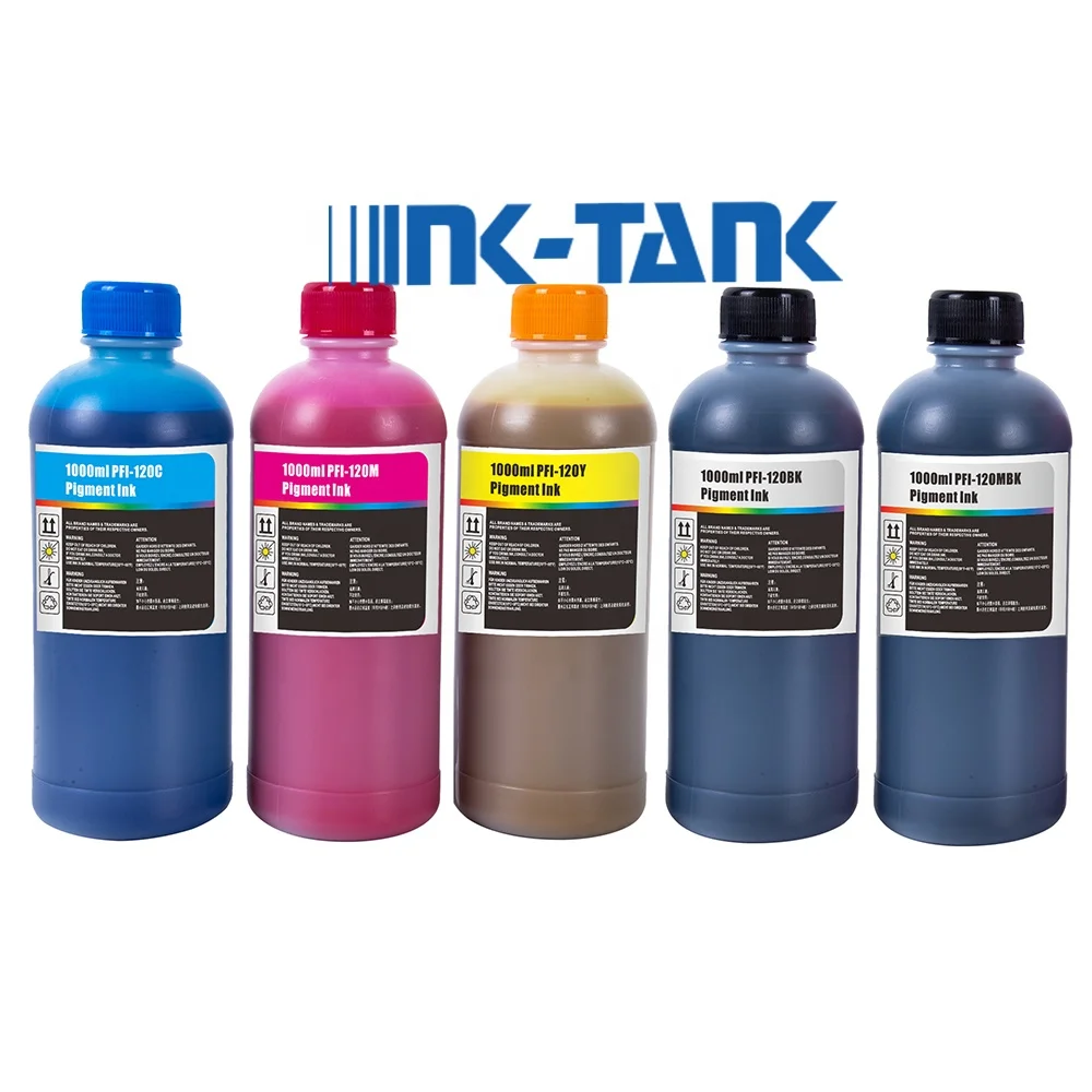 INK-TANK PFI102 PFI107 PFI120 PFI 120 Premium Color Compatible Pigment Refill Ink for canon IPF TM200 TM-300 Printer