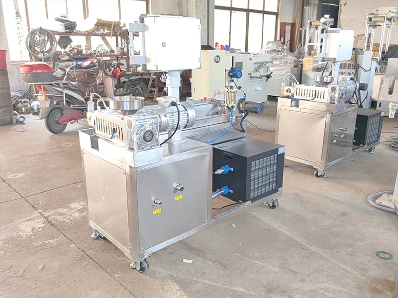 Copper Wire Wrapping Machine Plastic Coating Extruder