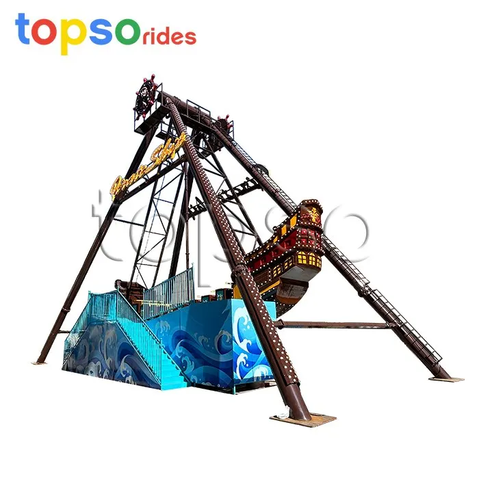 2024 Outdoor Amusement Equipment 40 Person Pirate Ship Rides For Sale