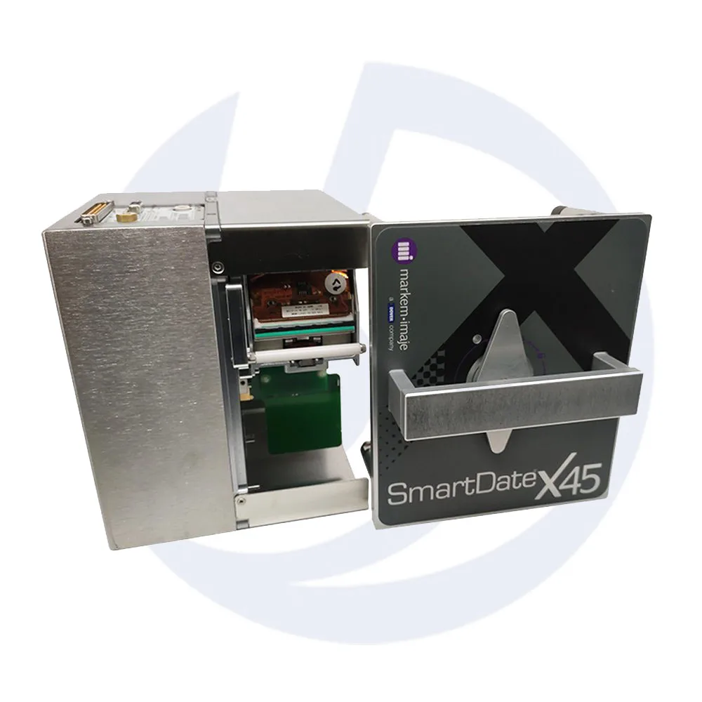 barcode QR printer thermal transfer overprinter machine MARKEM x45 x40 x65 original TTO printer expiry date printing