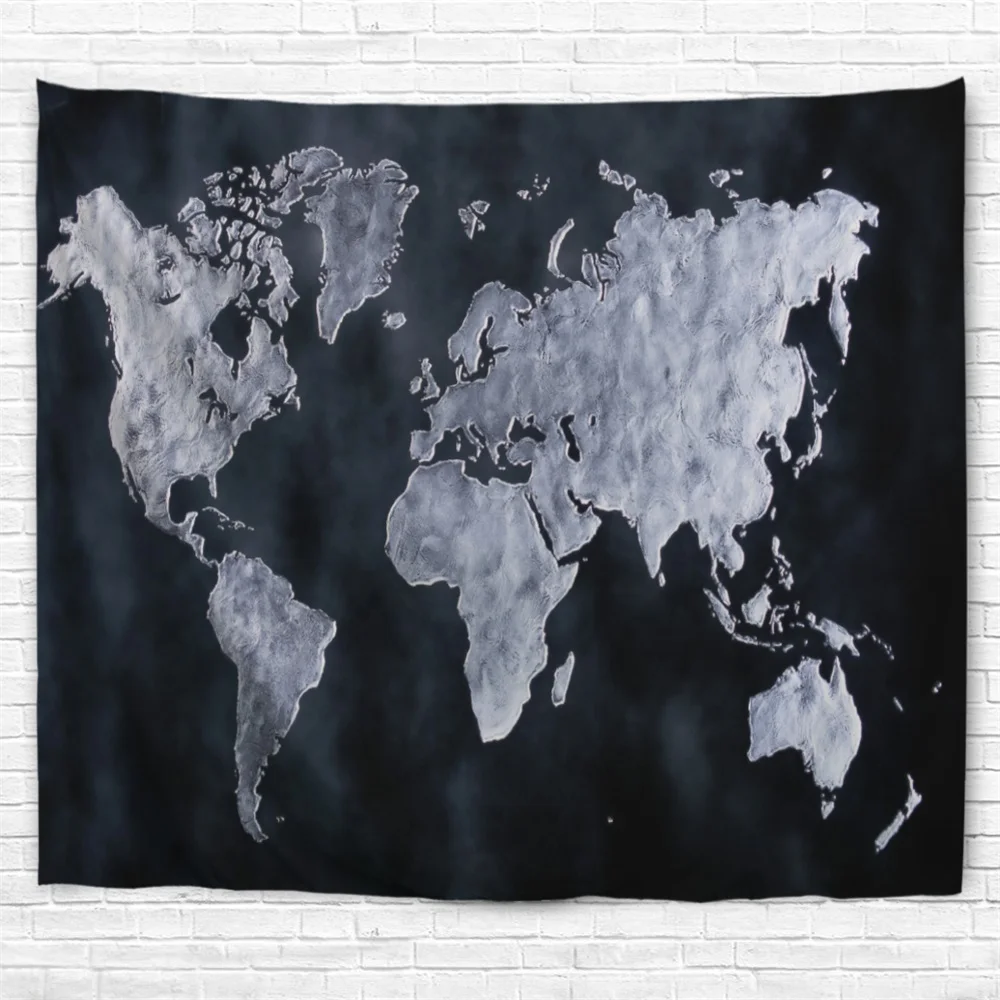 New arrival digital printed scratch off world map poster
