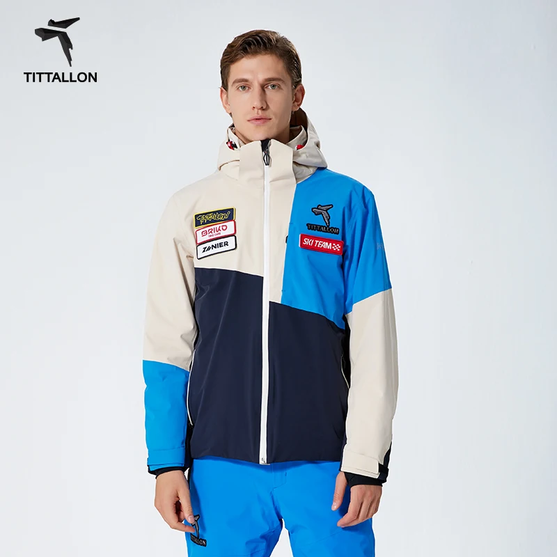 Мужские и женские лыжные куртки с капюшоном