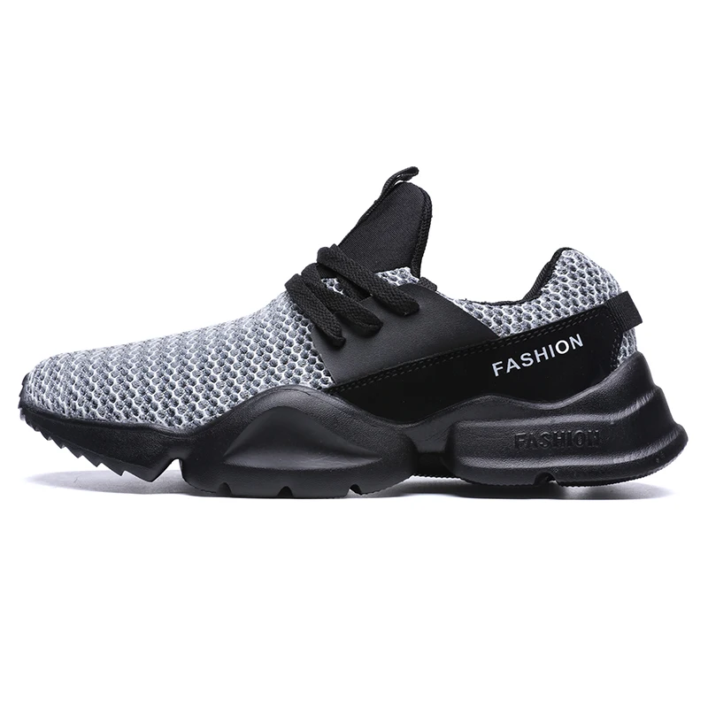 Weshine Footwear New Sport Full Black Men Mesh Fashion Trend Light Mesh Shoe Suppliersneakers Women Custom Slip On Shoes