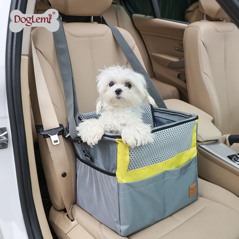 Folding Small Pet Cat Carrier removable seat dog car seat dog basket for bike Bicycle