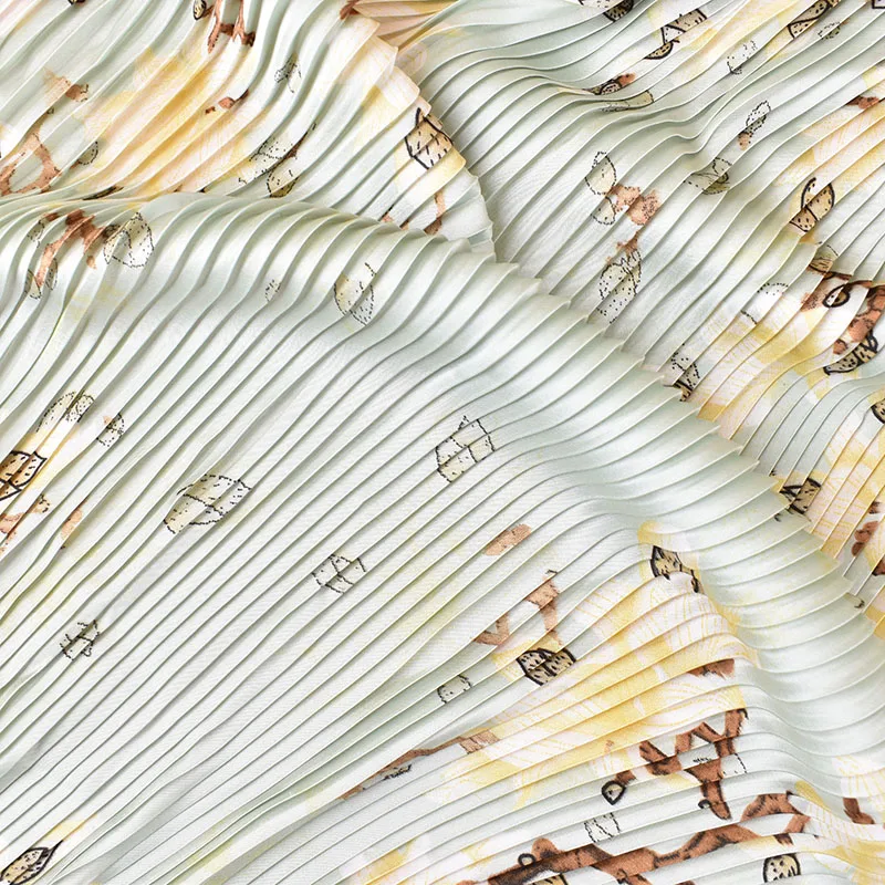 Winter New Fashionable flowers Pattern Print Premium Fold pleated Women Thin 70 Square Scarf Silk Scarf Customized design shawl