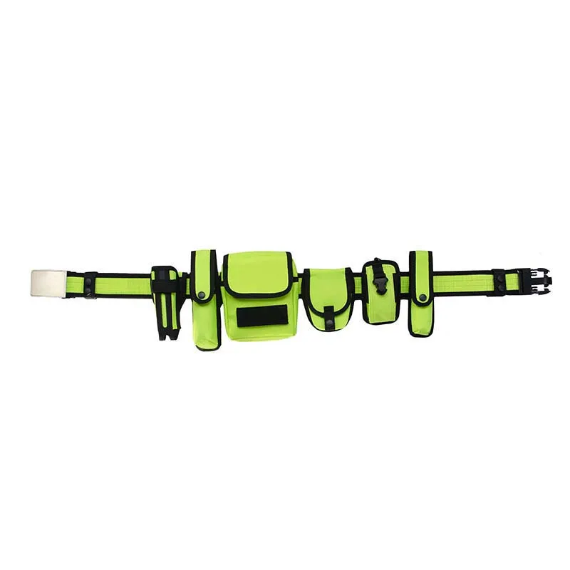 Multi-functional 6 Pieces Set Security Equipment System Oxford Nylon Duty Belt for Young People Outdoor Training