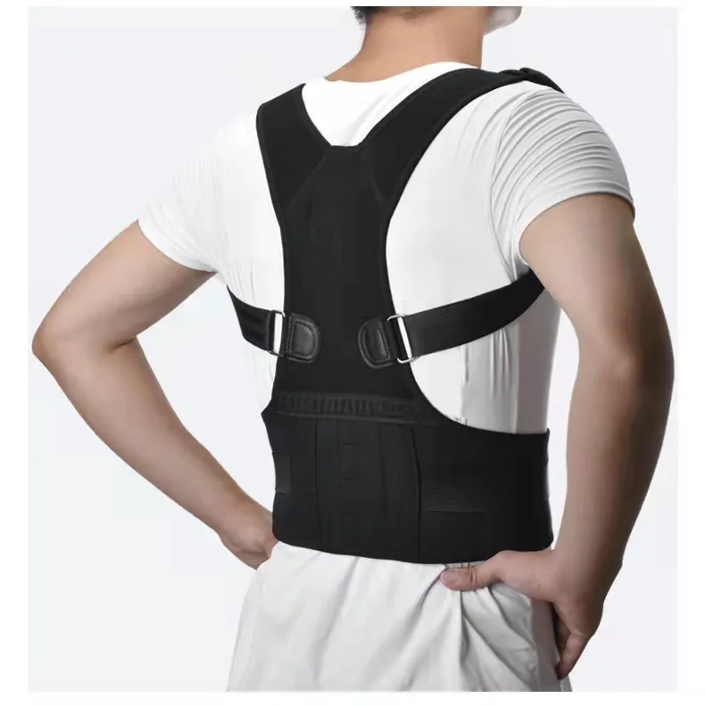 Регулируемый Корректор осанки, поддержка спины, удобный ремень для плеч и спины, магнитный Корректор осанки