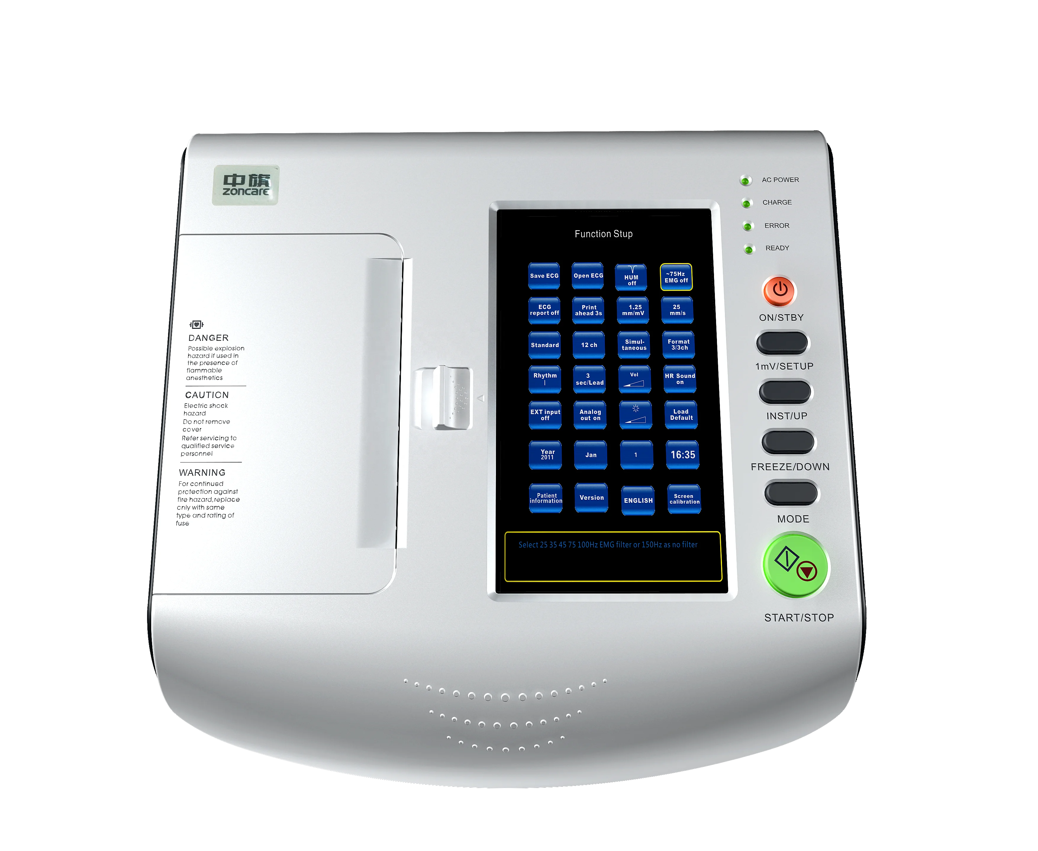 
6 channel ECG machine 