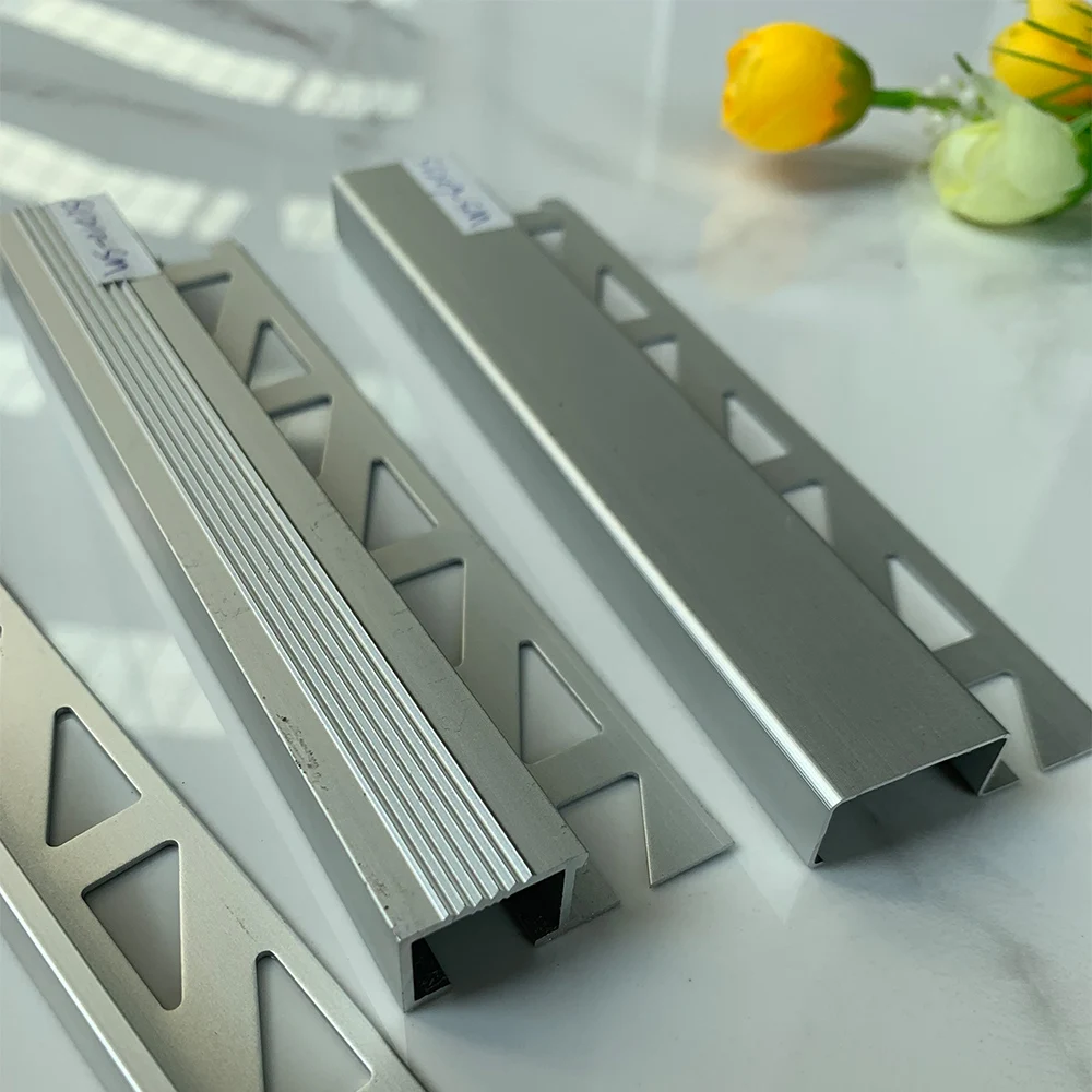 Profile Outside Square Shape Corner Aluminum Tile Trim For Tile