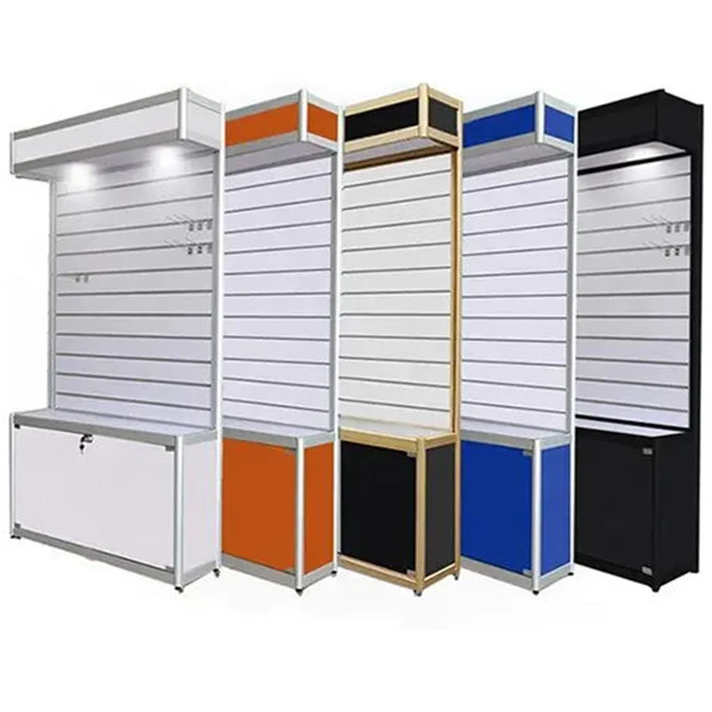 Hot sale MDF display cabinet design for smoke store Titanium alloy Display Showcase