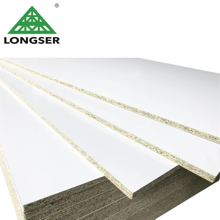 Waterproof Laminated Grey Chipboard White Chipboard Doors Plain/meliamine Faced Chipboard