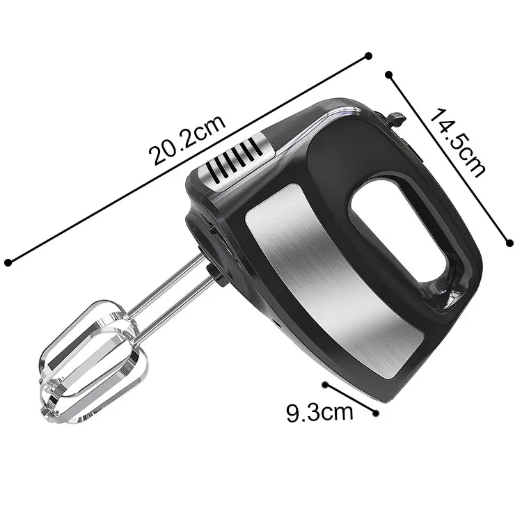 Mano 42831 Cake Blender Mini Electric Hand Mixer Plastic Noodle Machine Mixing Bowl Stand Free Spare Parts 300 Stainless Steel