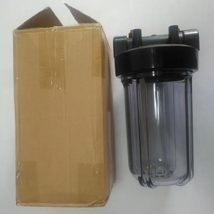 Water Filter Housing 10 Inch clear Bibblue Pvc Bag 125ps Pressure Screw