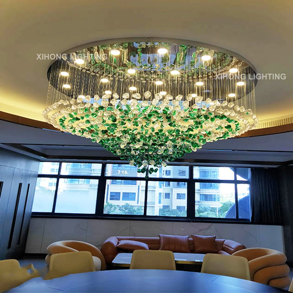 KTV Центр продаж отдел торговый центр ресторан комната светодиодная Роскошная современная лампа скандинавские дизайнерские подвесные светильники