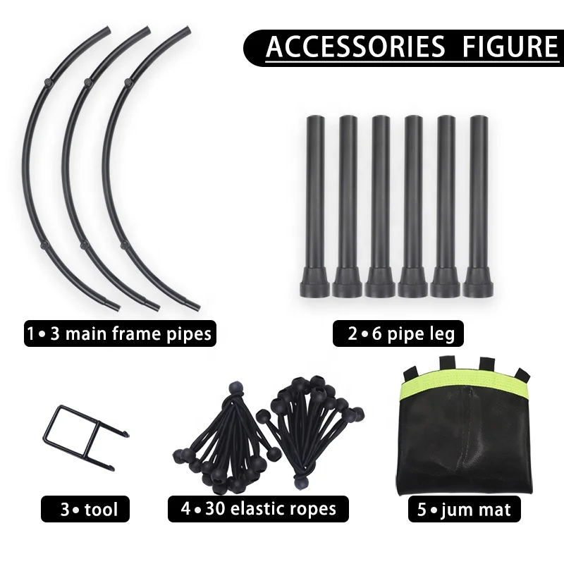 38inch Gymnastic Trampolines Outdoor Indoor Jumping Round Fitness Mini Trampoline