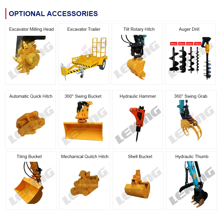 Hydraulic Firewood Processor Crawler Excavator Cone Wood Splitter