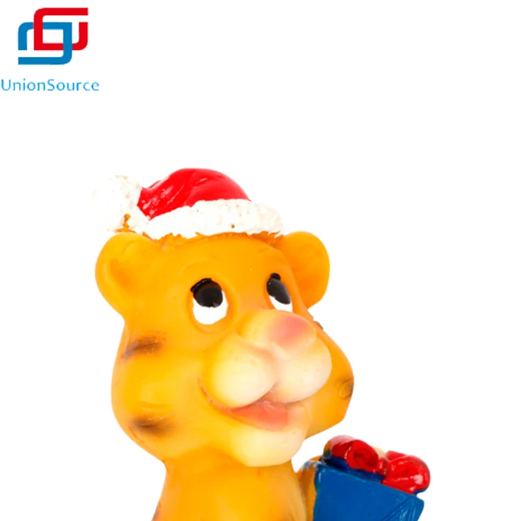 
Animal Tiger Shape Figurine Christmas Pop Statues Nordic Home Decorations Accessories 