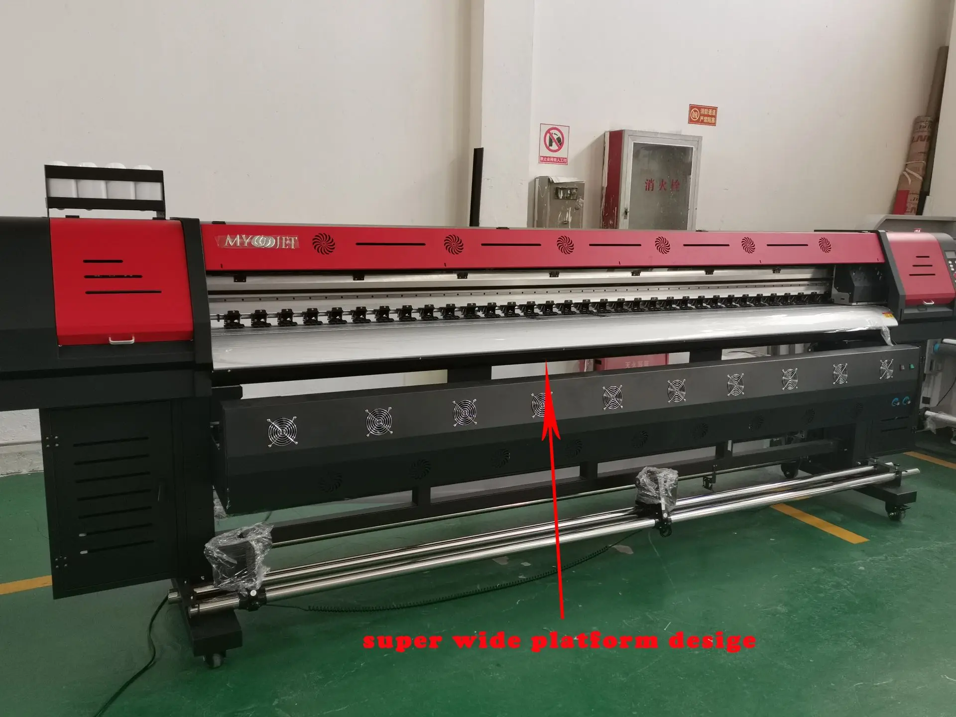 3.2m Large Format Plotter 1440dpi I3200 Xp600 Eco Solvent Wide Format Printer Outdoor Banner Tarpaulin Vinyl
