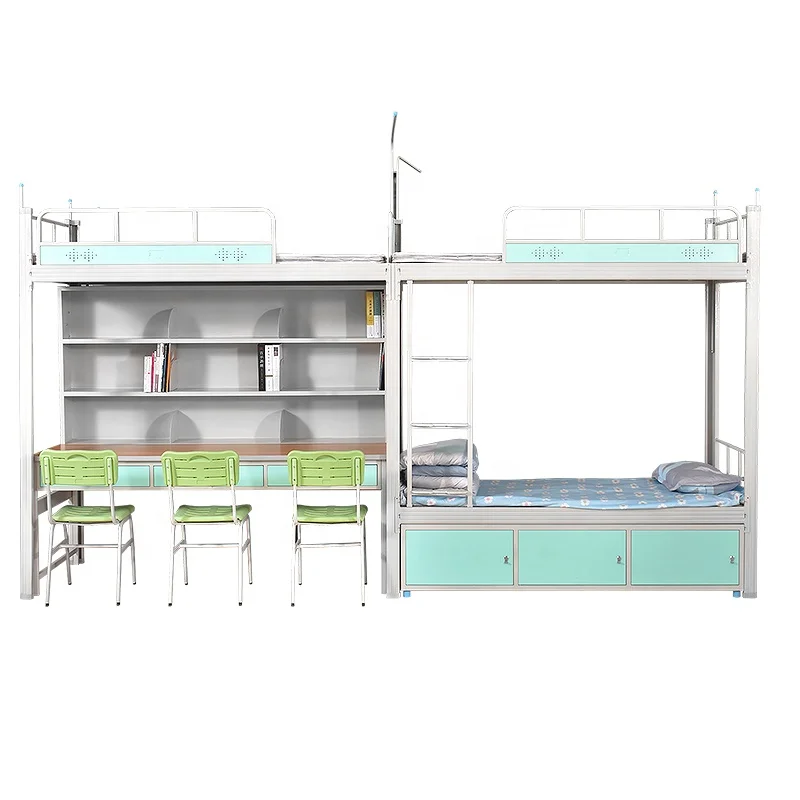 Modern comfortable school metal adult bedroom cheap iron triple Two-company three-man ladder bed