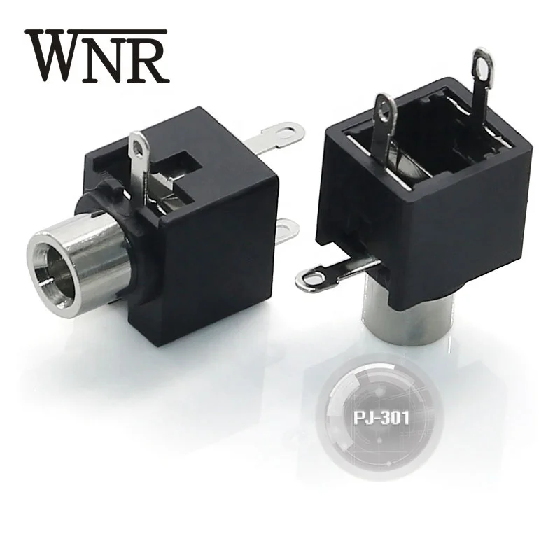 Wnre PJ-301B 3 5 мм 4-контактный разъем для наушников аудио jack