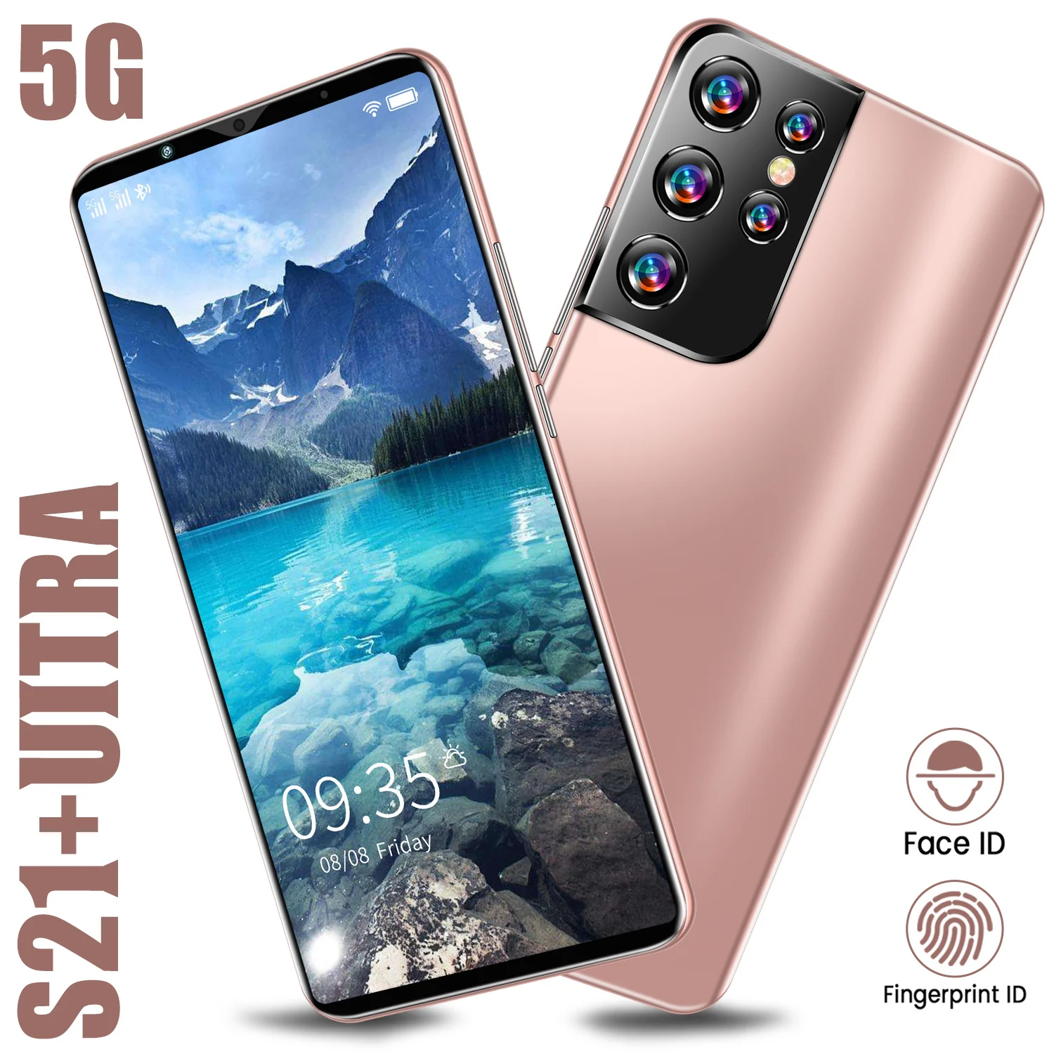 Лидер продаж самая низкая цена бесплатная доставка смартфон S21 + 12 Гб 512 ГБ 6 38 дюйма большой экран высококачественные мобильные