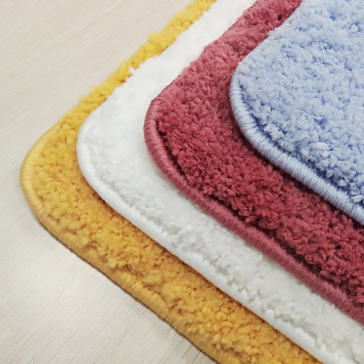 Hotel room decorative large size plain soft shaggy carpet rug