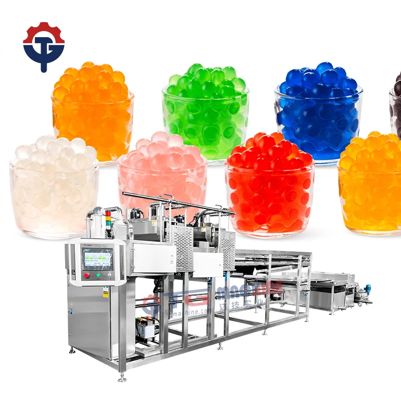 1000kg/h Highly Profitable Popping Boba Making Machine 2024 Best Selling Equipment Bursting Fruit Balls Production Line