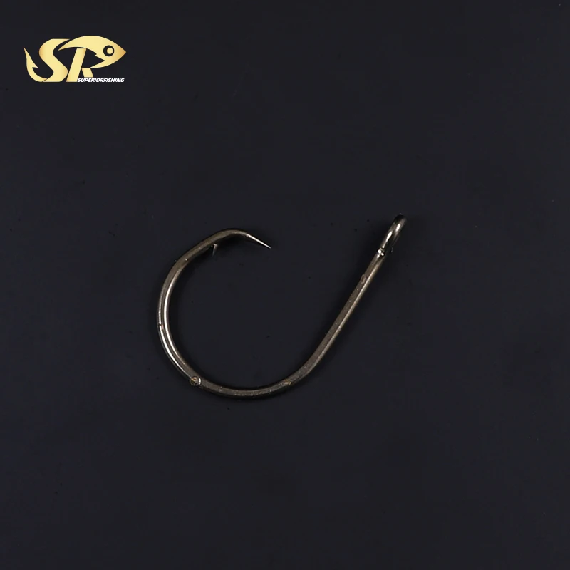 Superiorfishing Inline Circle Hook 5/0 Big Game Octopus Saltwater Offshore Hooks Sea Fishing TFRN2007