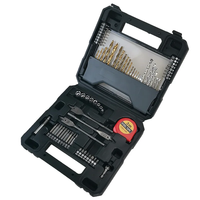 Car Repair Sockets Set Hand Tool Sets Combination Socket Wrench Set with Plastic Toolbox