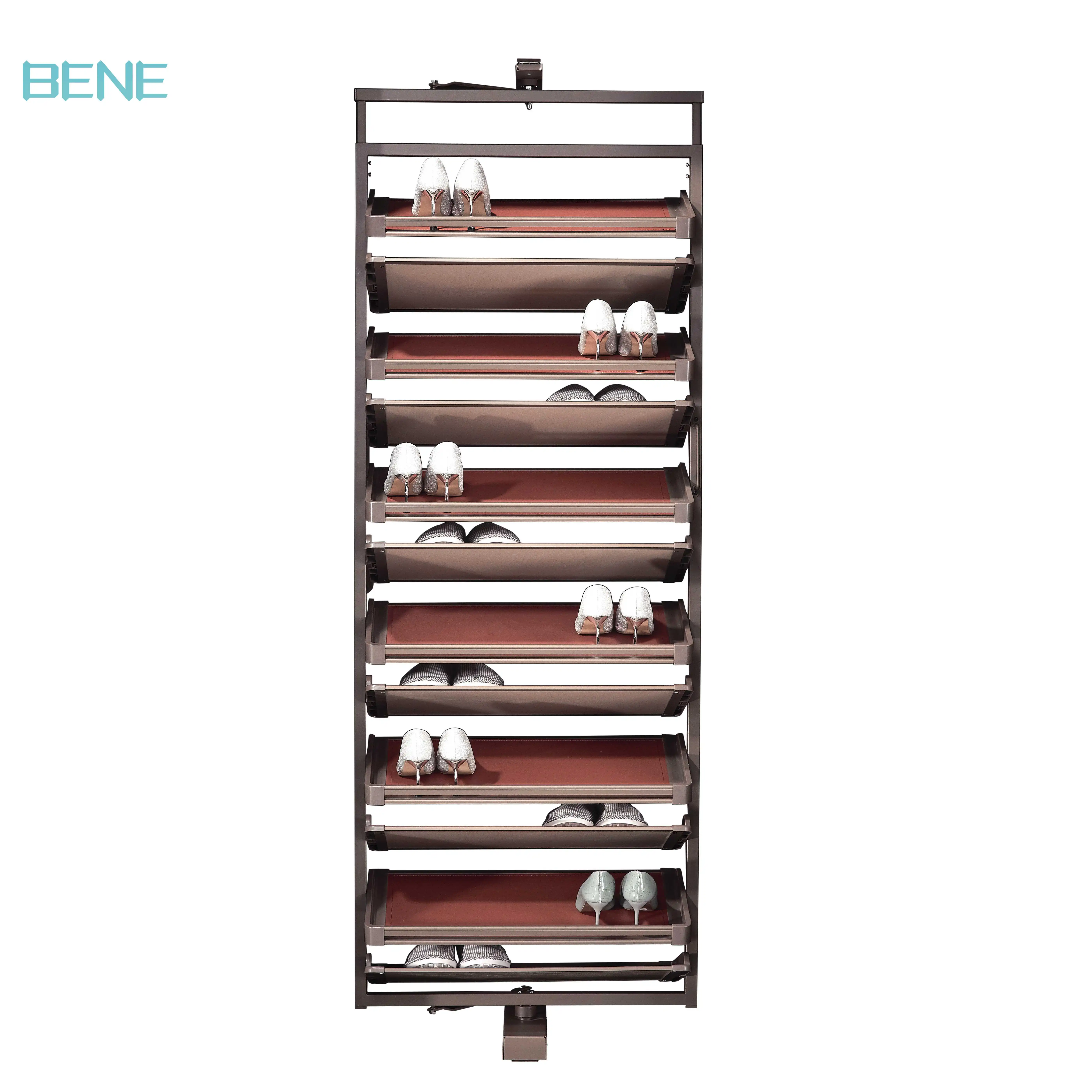 High Quality Custom Wholesale stainless steel shoe rack retail for room