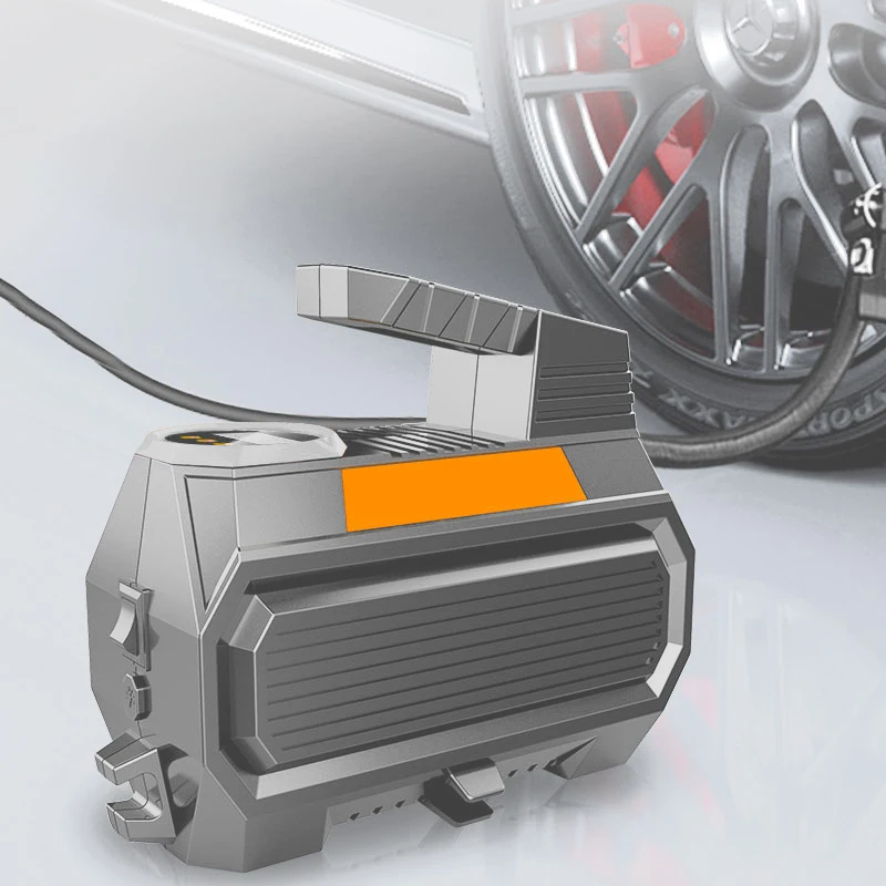 Air Compressor Tire Inflator 12V DC Car Tire Pump with Digital Pressure Gauge 150PSI with Car Power Adaptor