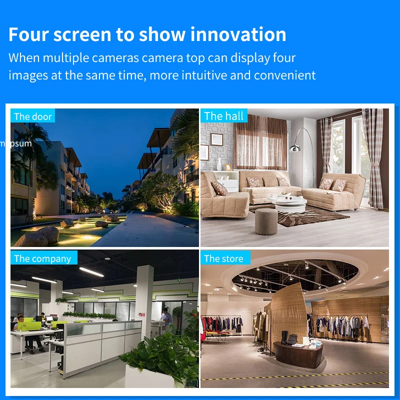 Tuya 390eyes 1080P 2MP waterproof outdoor wifi panorama camera 360 degree surveillance camara seguridad wifi
