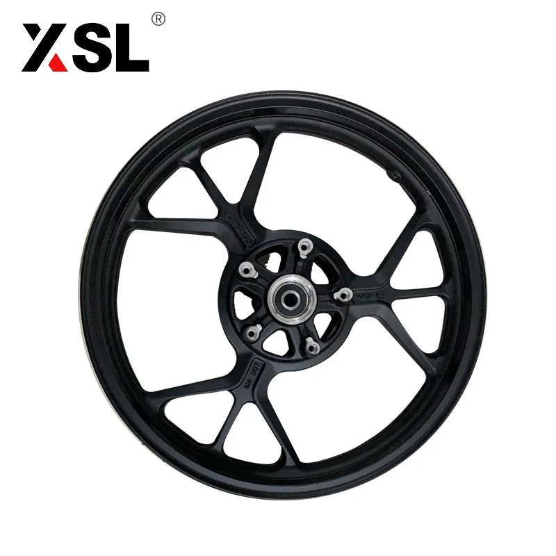 
Motorcycle electric wheel hub 17 inch 3.0 wide 5 hole disc brake front wheel aluminum alloy manufacturer supply 