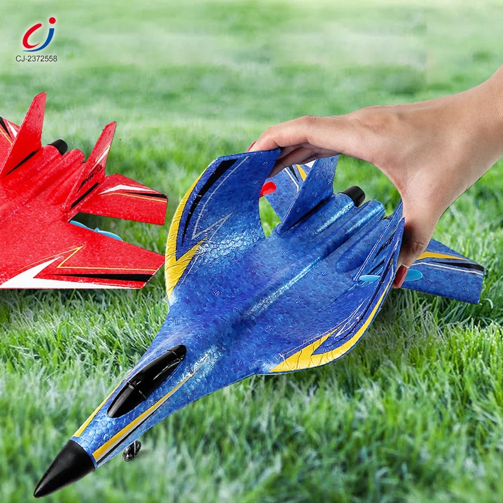 Chengji 2.5 Channel Rc Aircraft Hand Throw Glider Remote Control Flying Foam Plane Toy for Kids