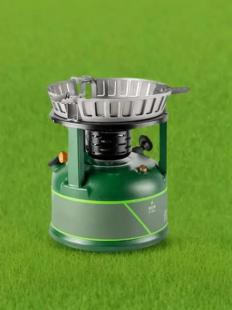 9800W High Power Outdoor Camping Stainless Steel Compact Lightweight Storage Gasoline Stove
